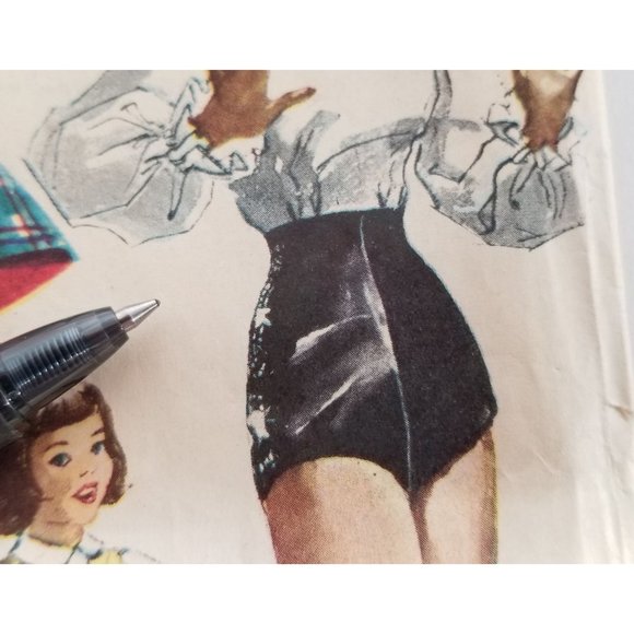 Vintage Costume High Waisted Bottom Trunk Only Simplicity 4035 Teen Size 12 Cut - Picture 2 of 6